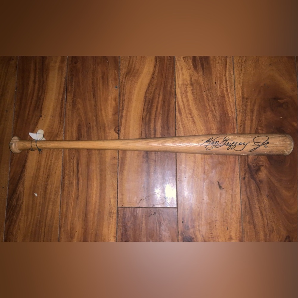 Ken Griffey Jr. Baseball Bat with Signature 1995